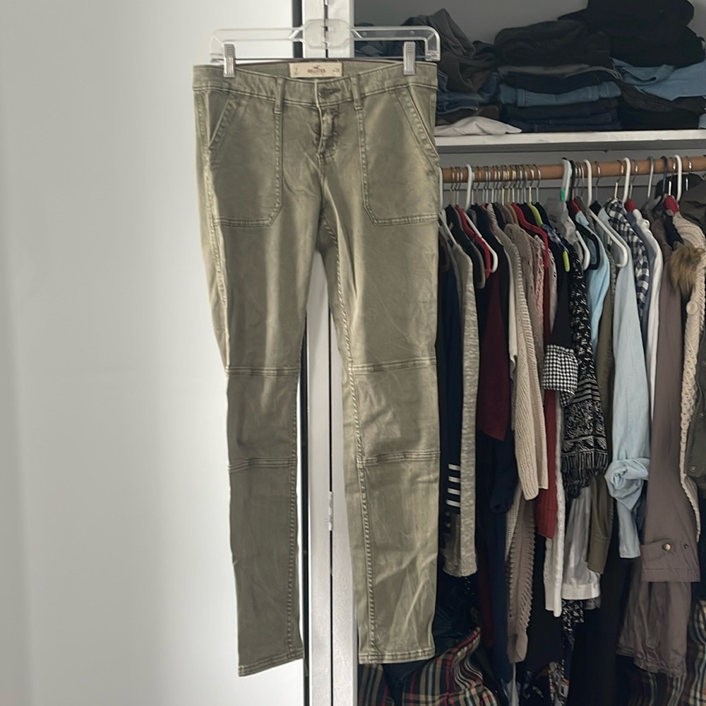 Hollister light green jeans